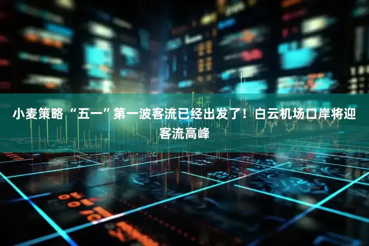 小麦策略 “五一”第一波客流已经出发了！白云机场口岸将迎客流高峰
