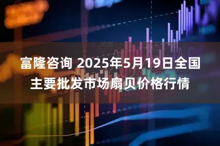 富隆咨询 2025年5月19日全国主要批发市场扇贝价格行情